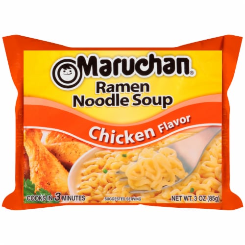 Maruchan® Chicken Flavor Ramen Noodle Soup Perspective: front