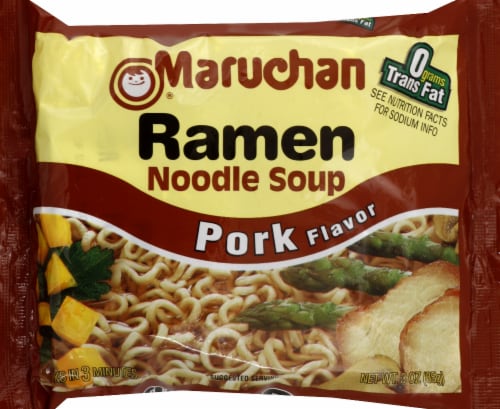 Maruchan® Pork Flavor Ramen Noodle Soup Perspective: front