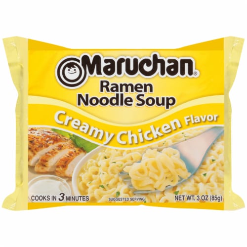 Maruchan Creamy Chicken Flavor Ramen Noodle Soup, 3 oz Maruchan Creamy Chicken Flavor Ramen Noodle Soup, 3 oz