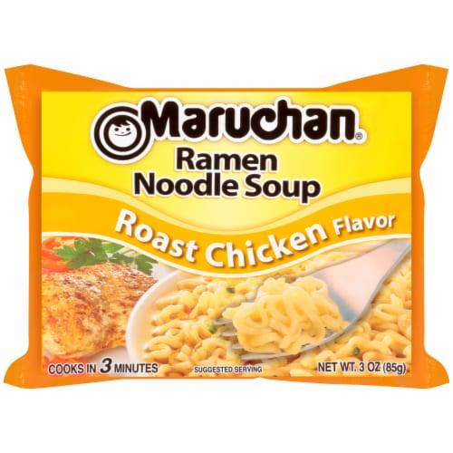 Maruchan® Roast Chicken Ramen Noodle Soup Perspective: front