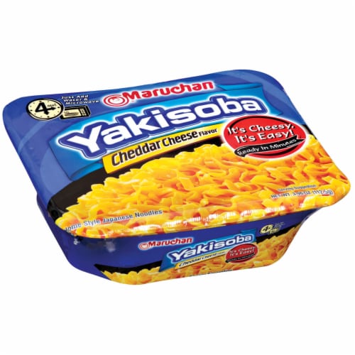 Maruchan Yakisoba Cheddar Cheese Flavored Home Style Japanese Noodles