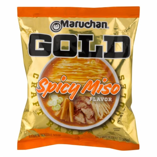 Maruchan® Gold Spicy Miso Perspective: front