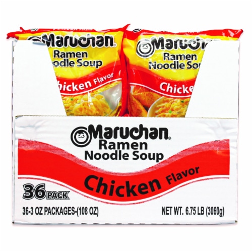 Maruchan Instant Lunch Chicken Flavor Ramen Noodle Soup Perspective: front
