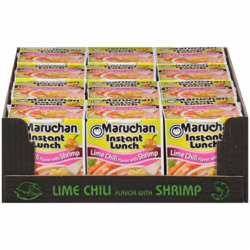 Maruchan® Instant Lunch™ Lime Chili With Shrimp Flavor Ramen Noodle Soup Perspective: front