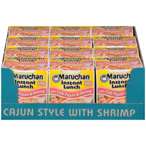 Maruchan® Instant Lunch™ Chili Piquin & Shrimp Flavor Ramen Noodle Soup Perspective: front