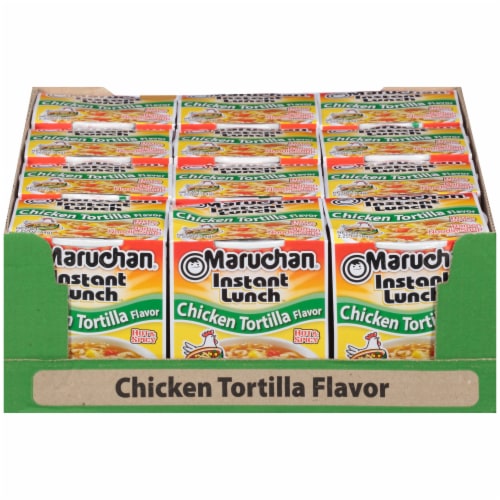 Maruchan® Instant Lunch™ Chicken Tortilla Ramen Noodle Soup Perspective: front