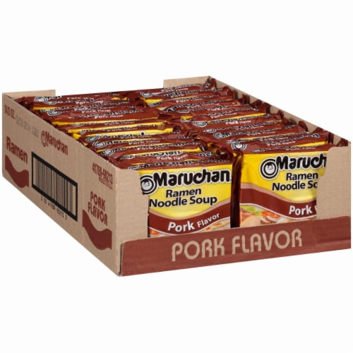 Maruchan Supreme Pork Noodle Soup Perspective: front