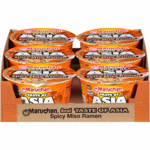 Maruchan® Taste of Asia™ Spicy Miso Ramen Bowl Perspective: front
