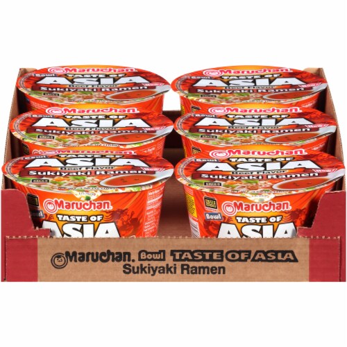 Maruchan® Taste of Asia™ Beef Flavor Sukiyaki Ramen Bowl Perspective: front