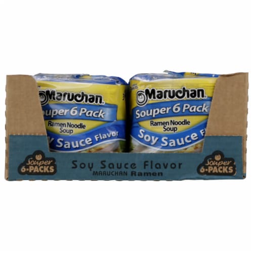 Maruchan Oriental Flavor Souper 6-Pack Ramen Noodle Soup Perspective: front