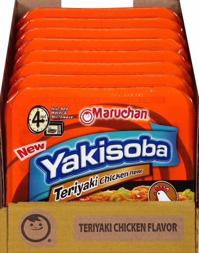 Maruchan Teriyaki Chicken Yakisoba Noodles Perspective: front
