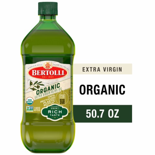 Bertolli Organic Extra Virgin Olive Oil Perspective: front