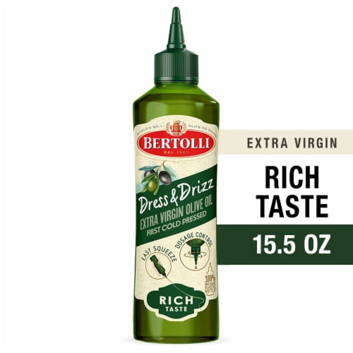 Bertolli Dress & Drizz Extra Virgin Olive Oil, Rich Taste Perspective: front