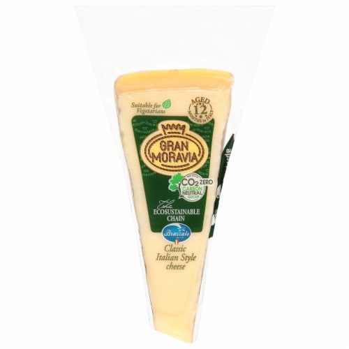 Gran Moravia Parmesan Cheese Wedge Perspective: front