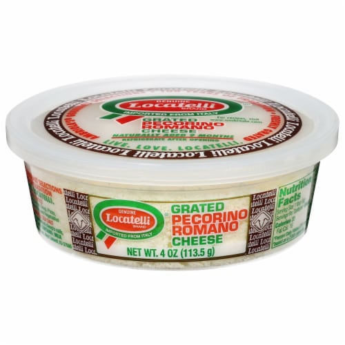 Locatelli Grated Pecorino Romano Cheese Perspective: front