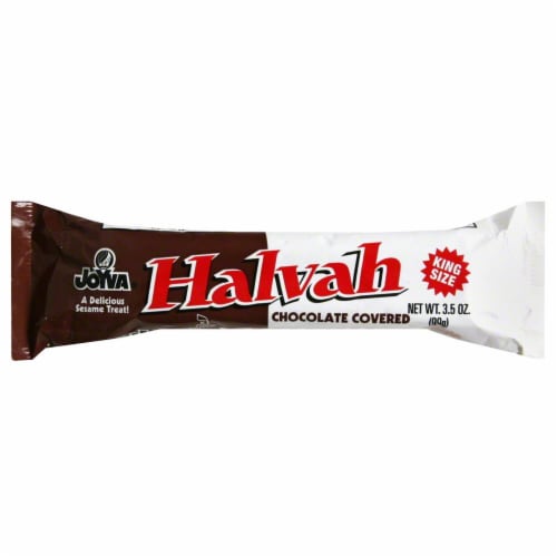 Joyva Chocolate Covered Halvah Perspective: front