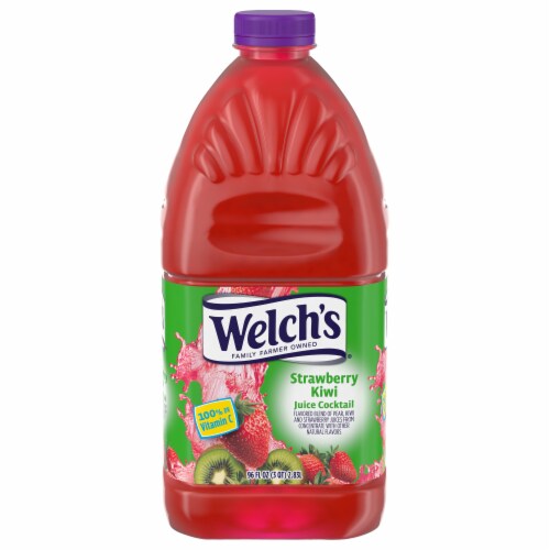 Welch's Strawberry Kiwi Juice Cocktail Perspective: front