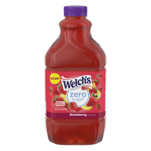 Welch's® Zero Sugar Strawberry Juice Drink Perspective: front