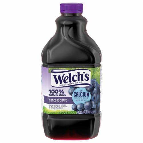 Welch's® 100% Concord Grape Juice with Calcium Perspective: front