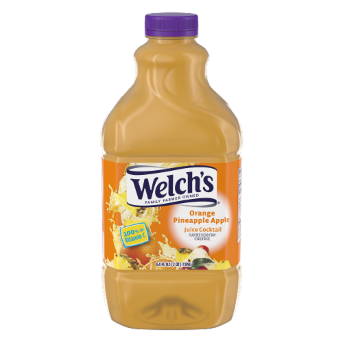 Welch's® Orange Pineapple Apple Juice Cocktail Perspective: front