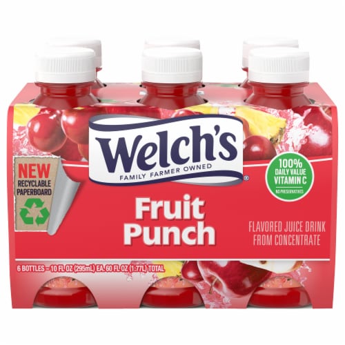 Welch's® Fruit Punch Juice Drink Perspective: front