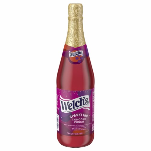 Welch's® Sparkling Sangria Juice Limited Edition Mocktail Perspective: front
