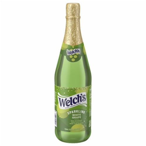 Welch's® Sparkling Non-Alcoholic White Grape Juice Cocktail Perspective: front