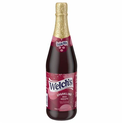 Welch's® Sparkling Red Grape Non-Alcoholic Juice Cocktail Perspective: front