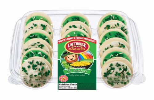 green sugar cookies for st patricks day