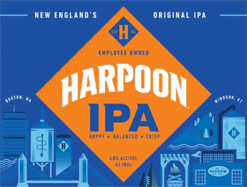 Harpoon IPA Beer Perspective: front