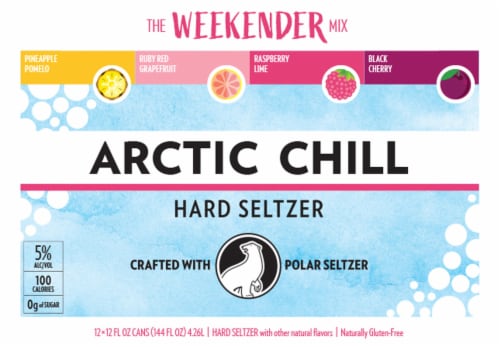 Polar Seltzer Hard Seltzer Variety Pack Perspective: front