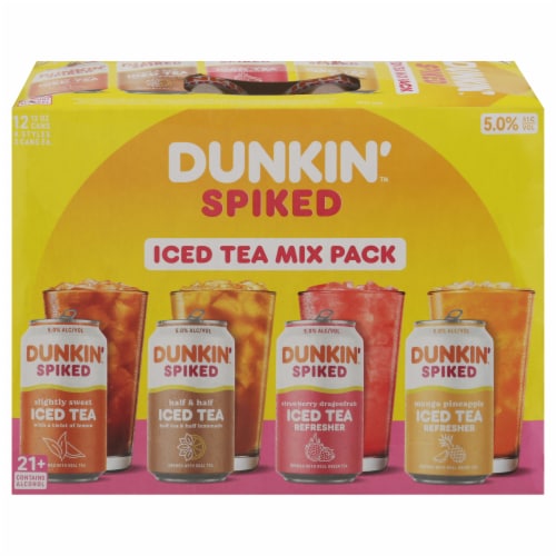 Dunkin'™ Spiked Iced Tea Mix Pack Perspective: front