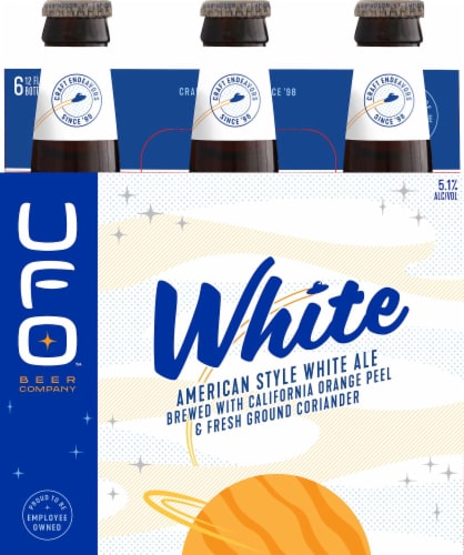 Harpoon UFO American Style White Ale Perspective: front