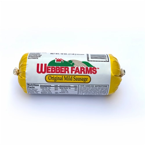 Webber Farms Original Mild Sausage Roll Perspective: front