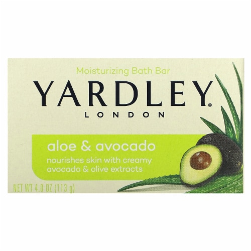 Yardley® of London Fresh Aloe with Cucumber Essence Soap Bar Perspective: front