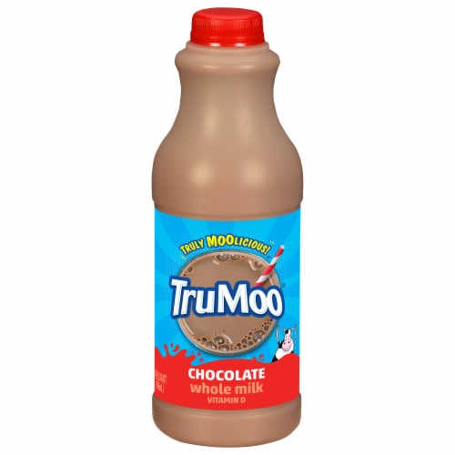 TruMoo Chocolate Whole Milk Quart Perspective: front