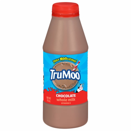 TruMoo Chocolate Whole Milk Pint Perspective: front