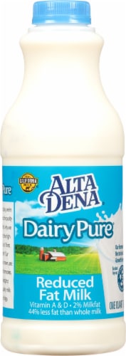 Alta Dena® Dairy Pure 2% Reduced Fat Milk Perspective: front