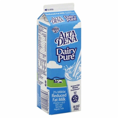 Dairy Pure 2% Reduced Fat Milk Perspective: front