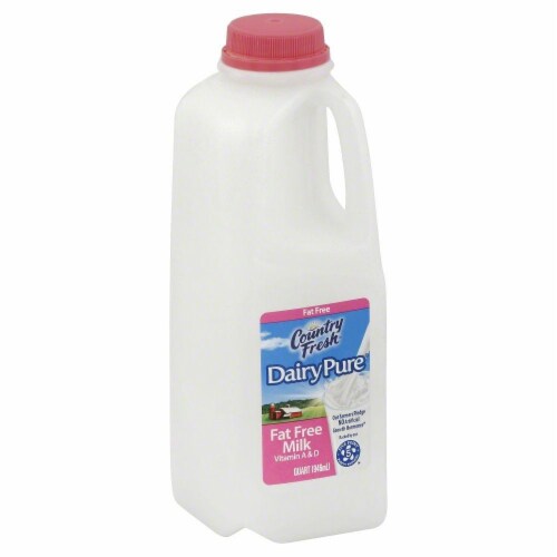 Dairy Pure Skim Milk, 1 Quart - Metro Market