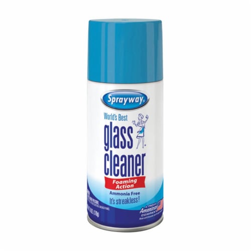 Sprayway 1000109 6 oz Fresh Scent Glass Cleaner Foam - Pack of 12 Perspective: front