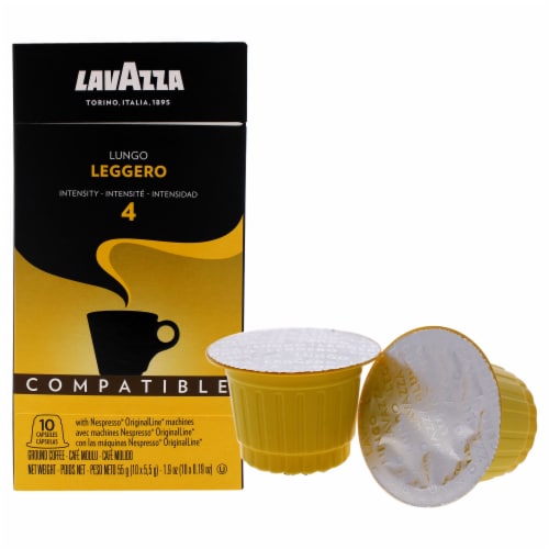 Lavazza Lungo Leggero Ground Coffee Pods 10 x 0.19 oz 1 unit Foods Co