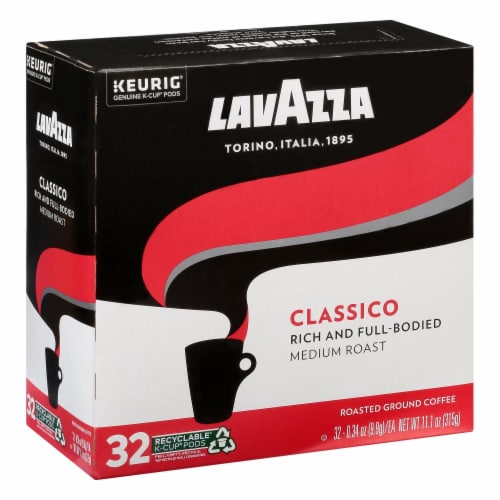 LavAzza Classico Medium Roast K-Cup Coffee Pods Perspective: front