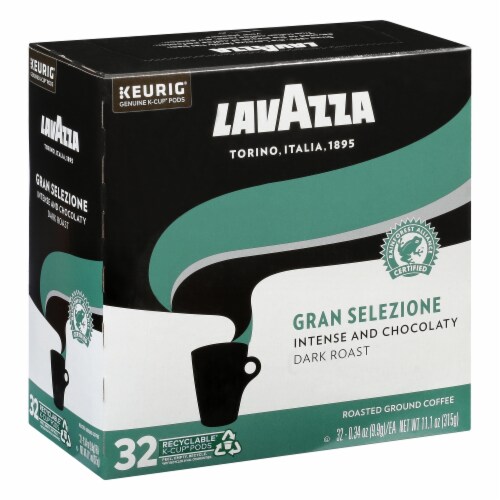 LavAzza Gran Selezione Dark Roast K-Cup Coffee Pods Perspective: front