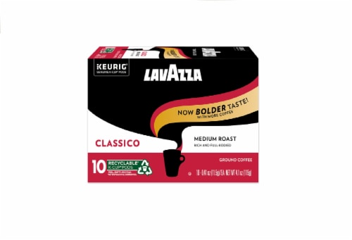 Lavazza Dolcevita Classico Medium Roast K-Cup Coffee Pods Perspective: front