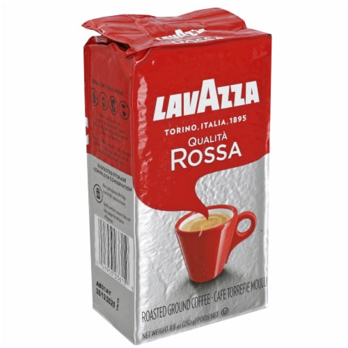 LavAzza Qualita Rossa Ground Coffee Perspective: front