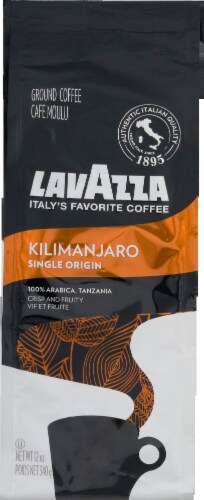 LavAzza Kilimanjaro Ground Coffee Perspective: front