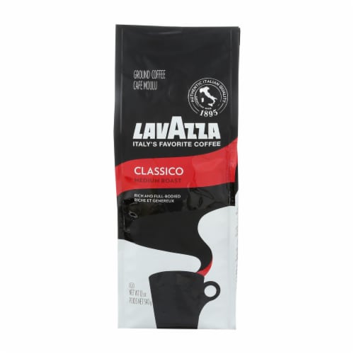 Lavazza Classico COFFEE GROUND CASE 6 SOFT PACKS CLASSICO 340 GROUND Perspective: front