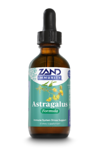 Zand Immunity™ Astragalus Formula Stress Support Dietary Supplement Perspective: front