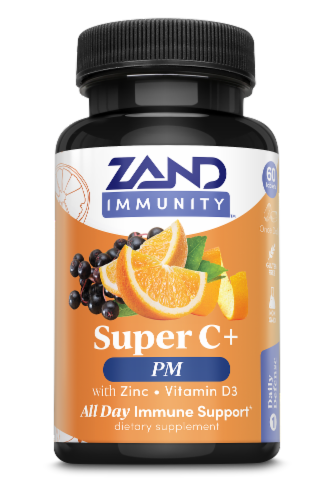 Zand Immunity™ Super C+ Immune Support Dietary Supplement Tablets Perspective: front